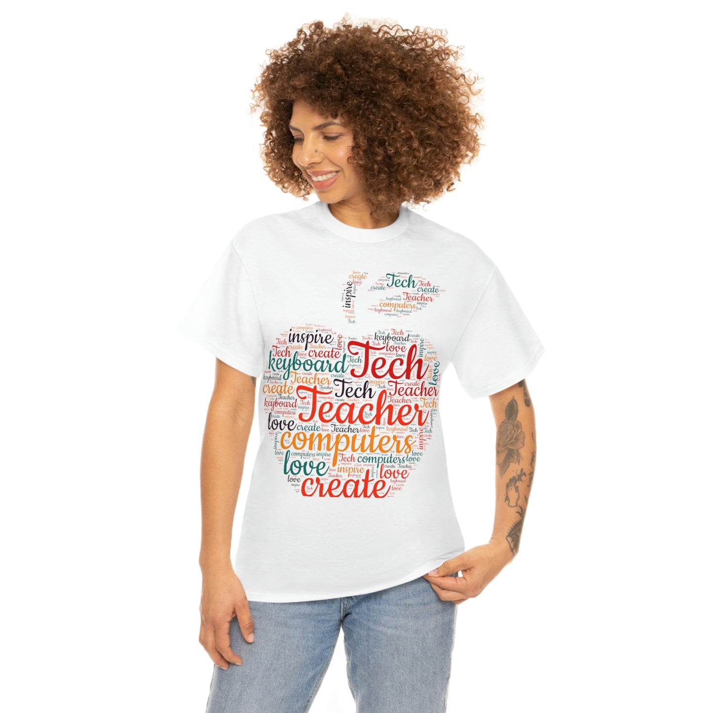 Unisex Heavy Cotton Tee Tech Teacher