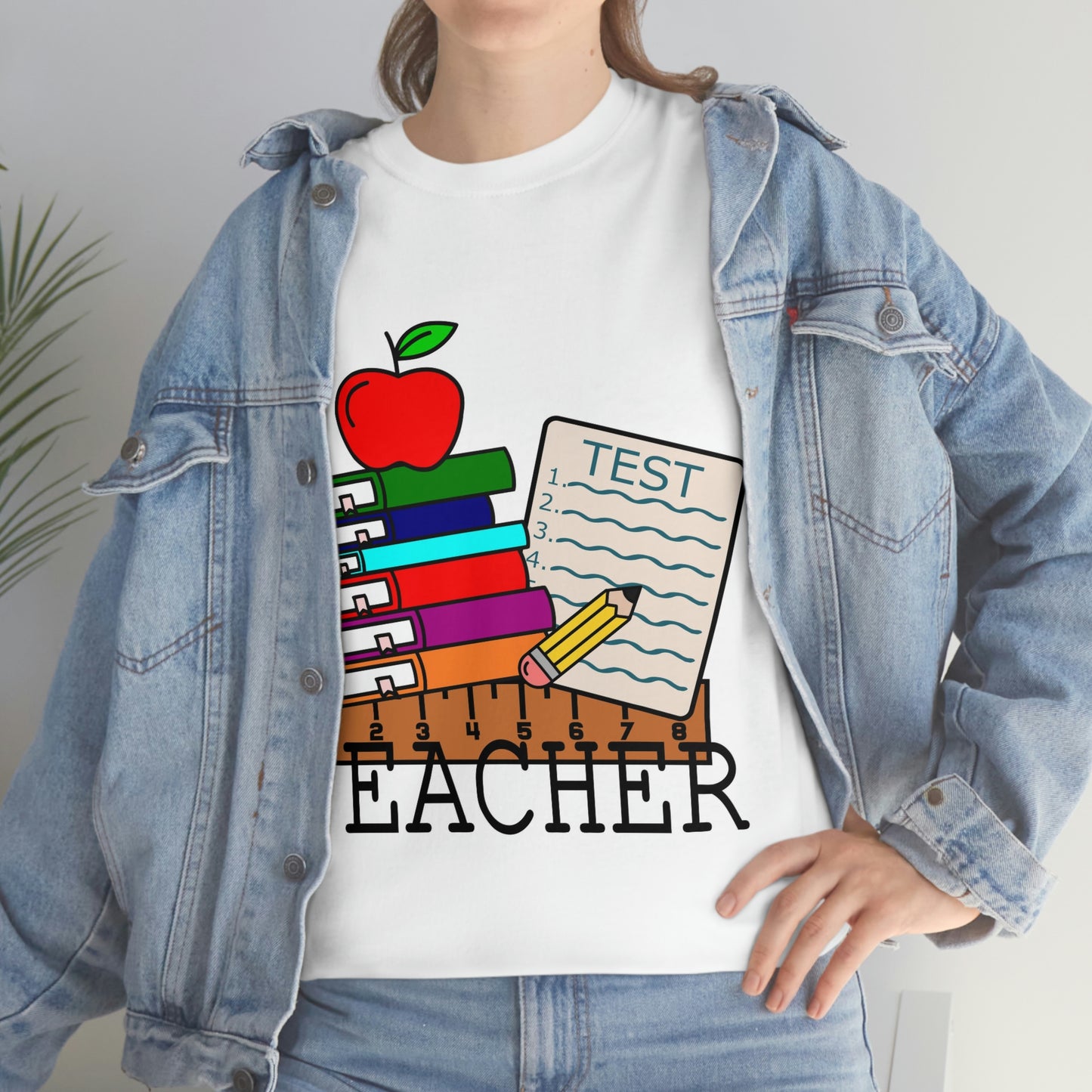 Teacher and books