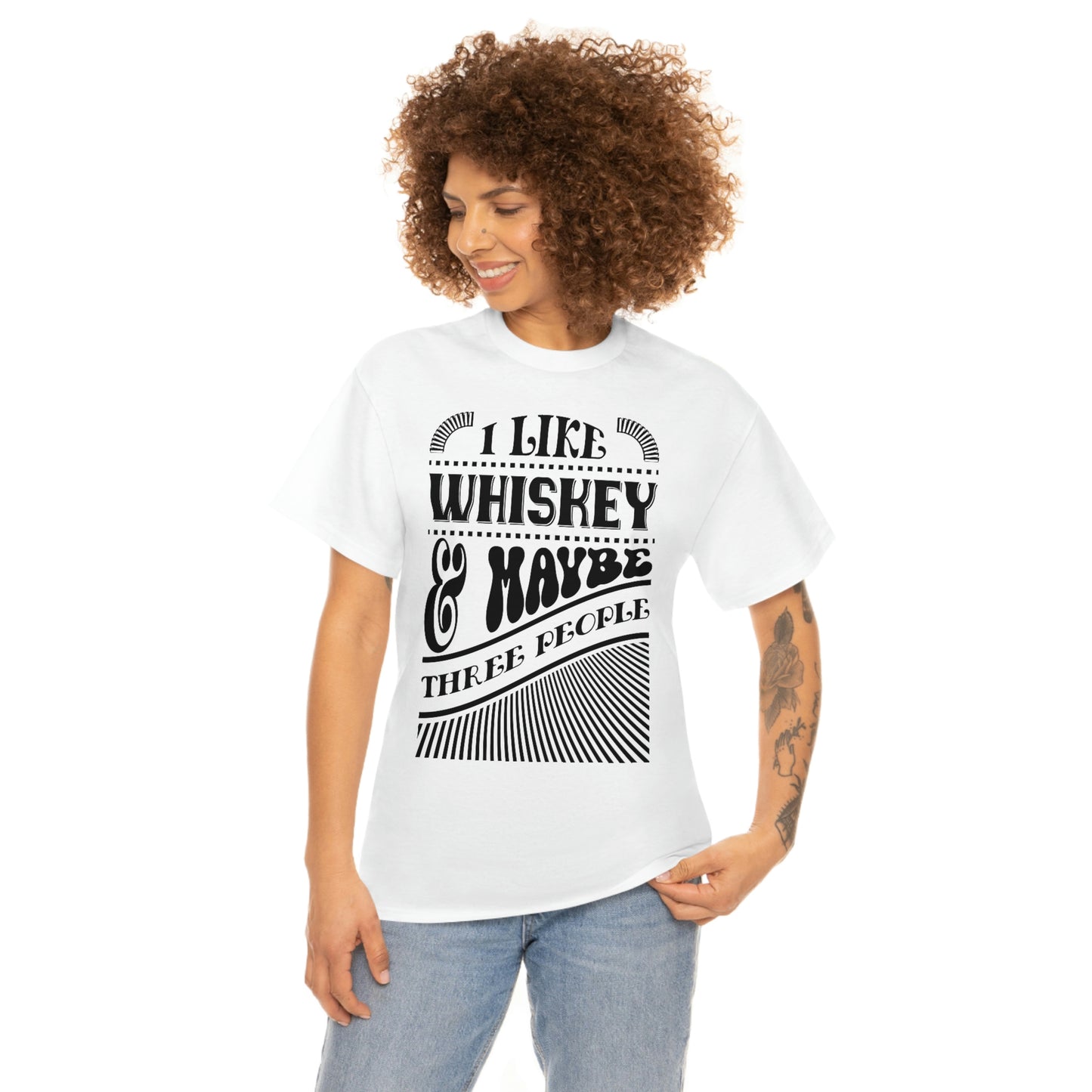 Men whiskey and three people