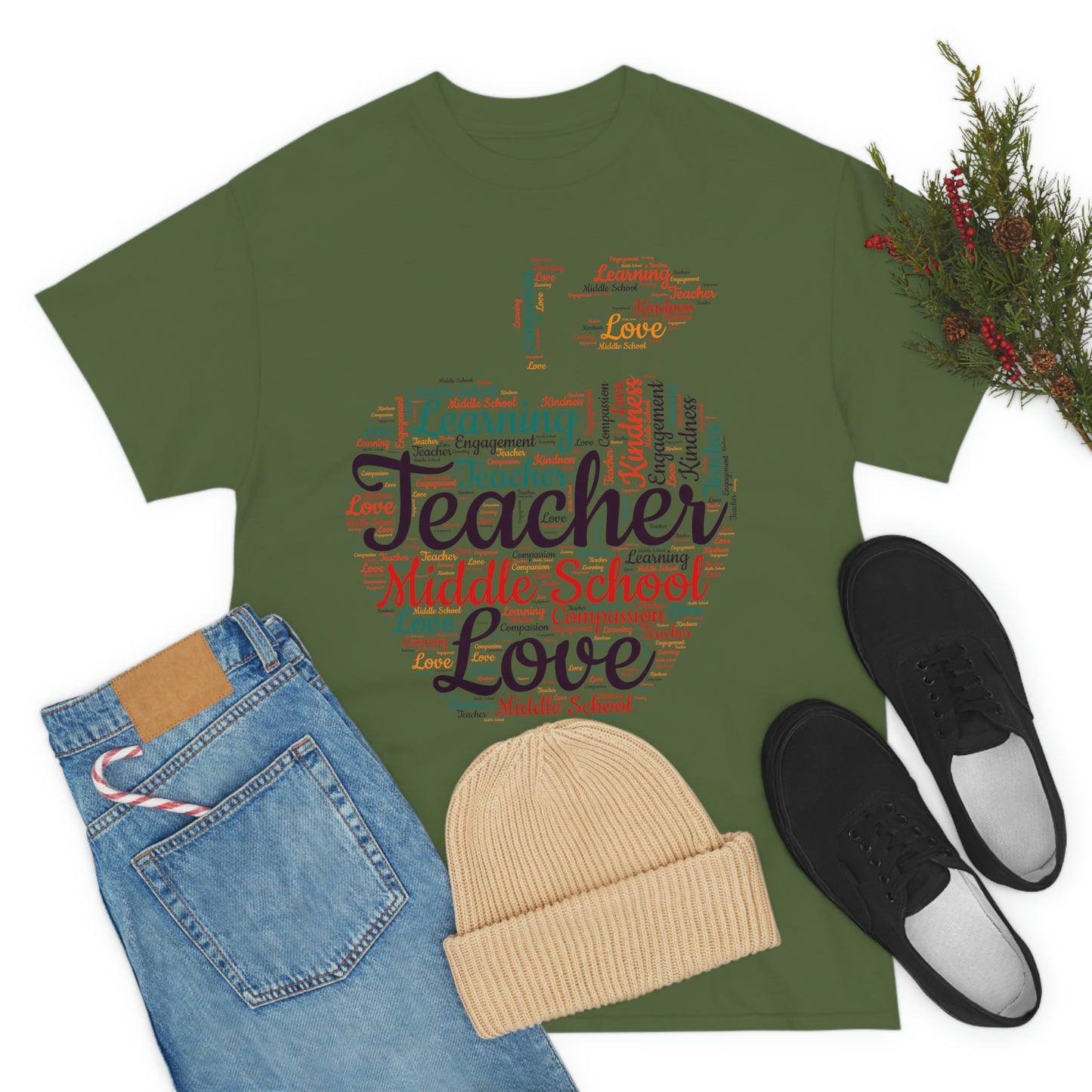 Unisex Heavy Cotton Tee Middle School