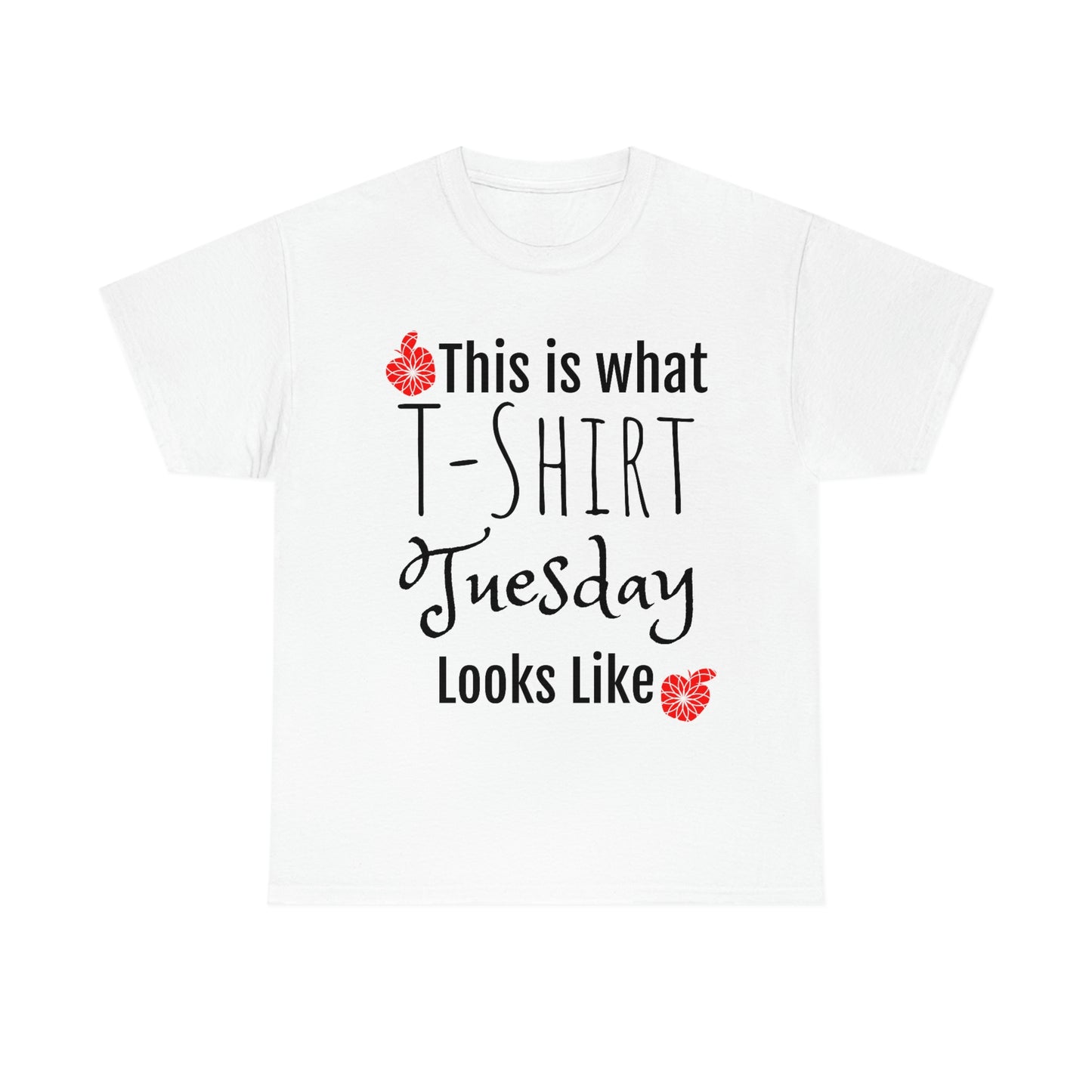 t shirt tuesday words