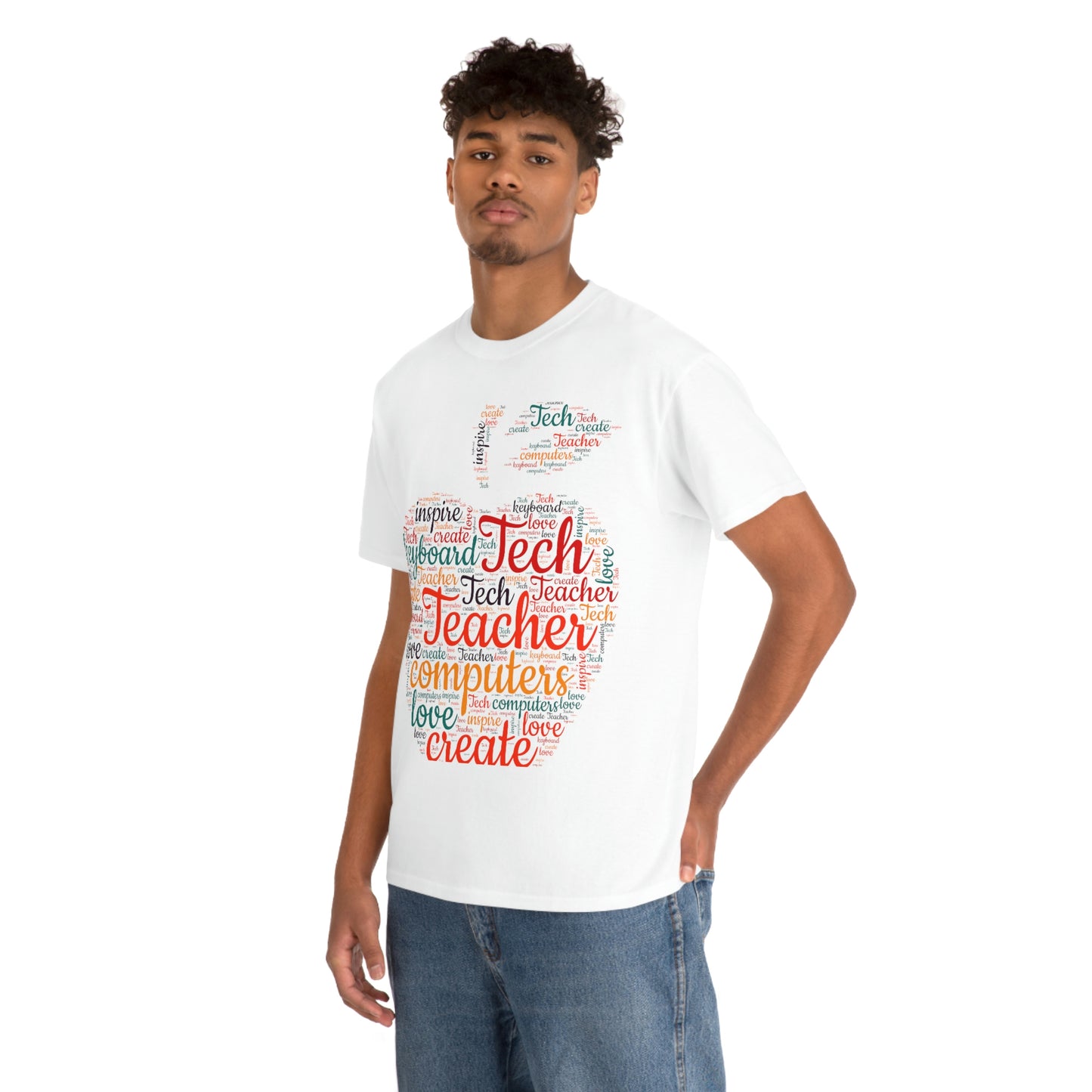 Unisex Heavy Cotton Tee Tech Teacher