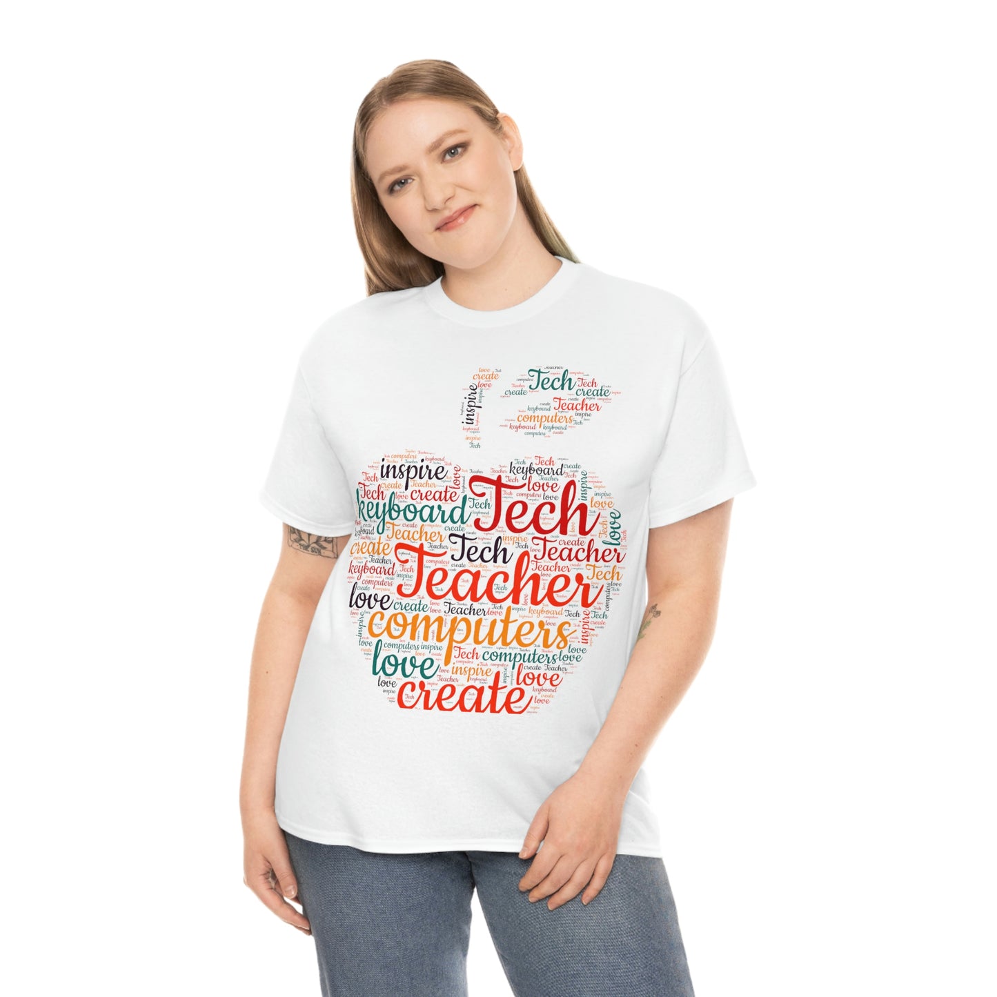 Unisex Heavy Cotton Tee Tech Teacher