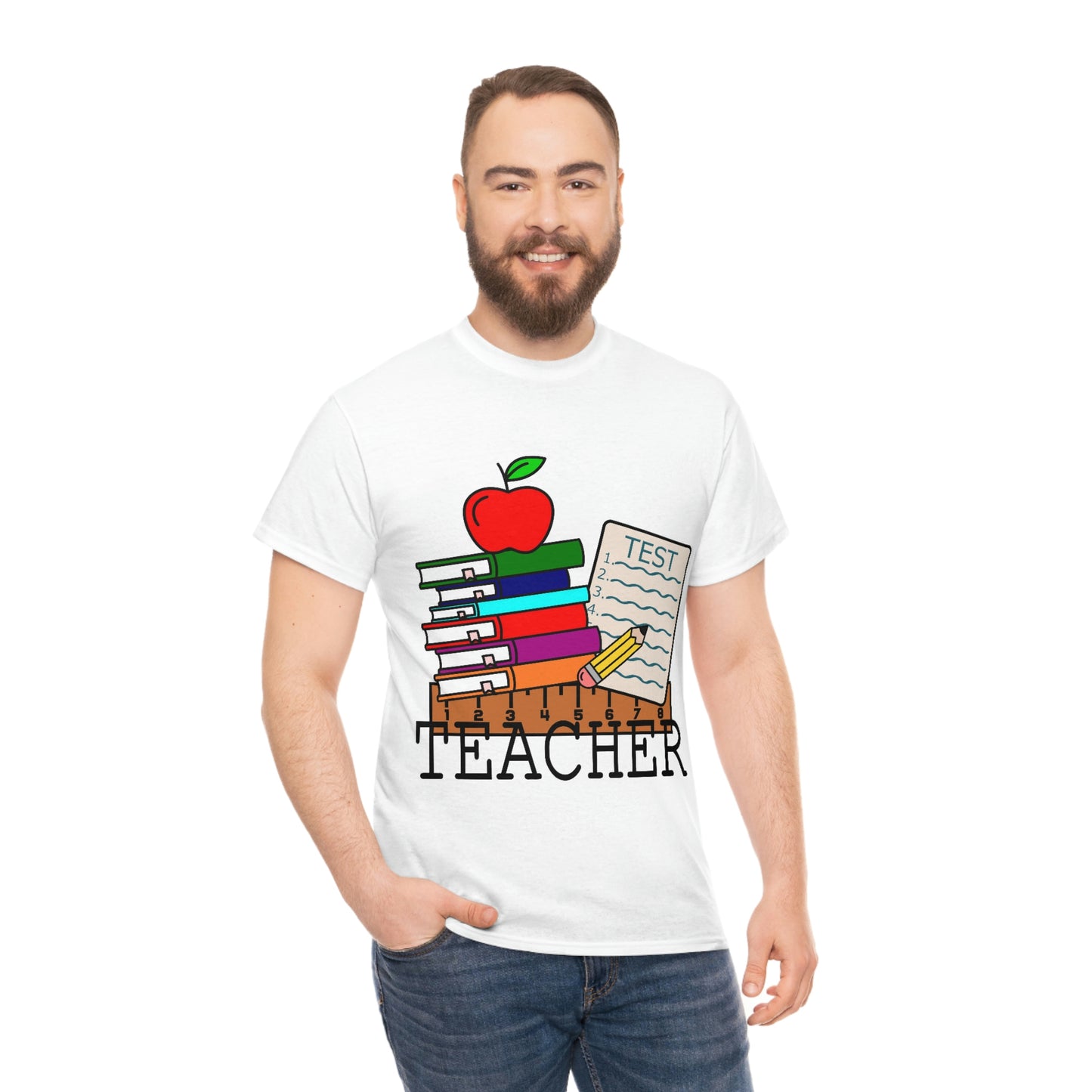 Teacher and books