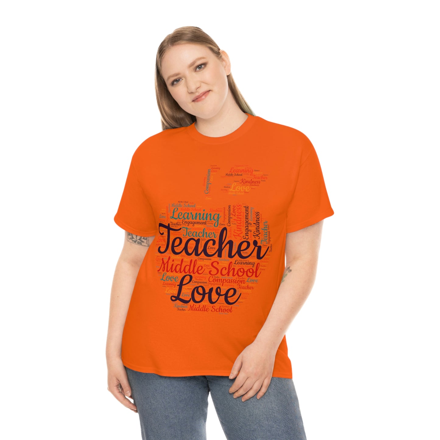 Unisex Heavy Cotton Tee Middle School