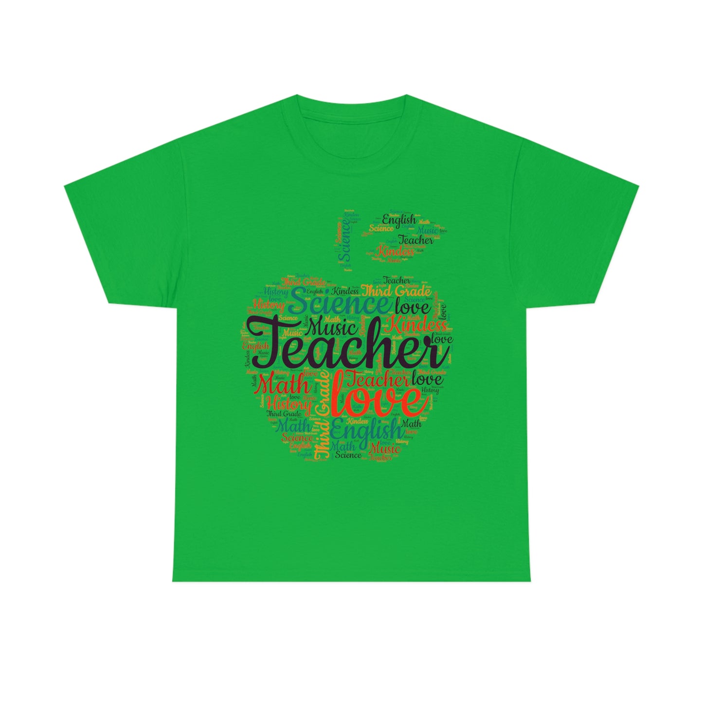 Heavy Cotton T Third Grade apple