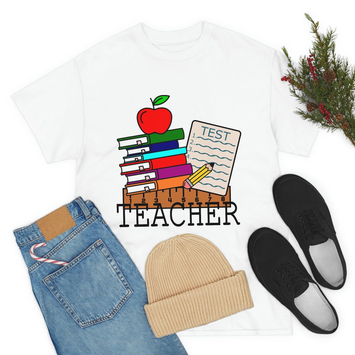 Teacher and books