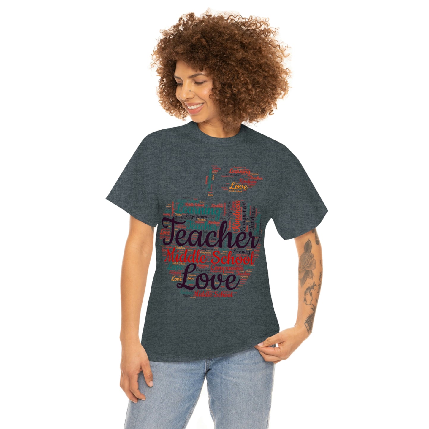 Unisex Heavy Cotton Tee Middle School