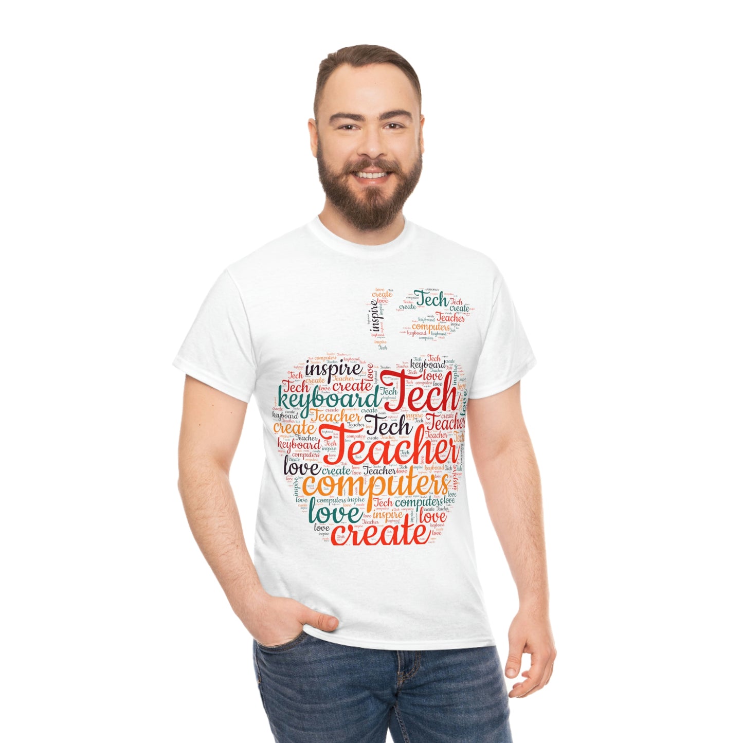 Unisex Heavy Cotton Tee Tech Teacher